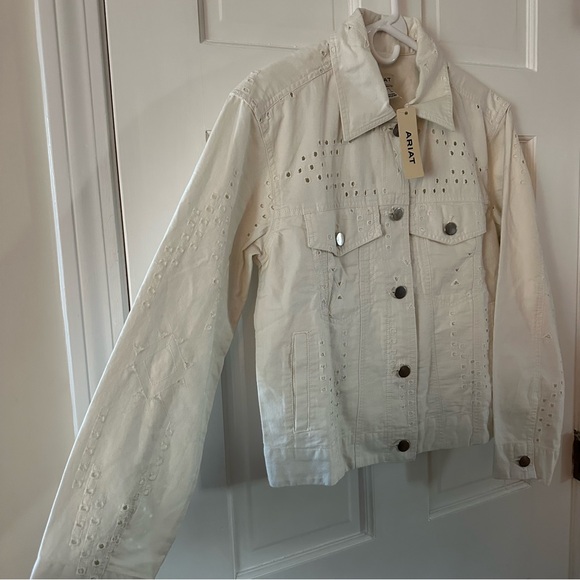 ARIAT Love it Jacket Cloud Dancer Size XS NWT - Picture 6 of 11